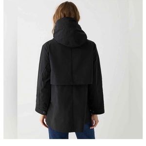 JCREW “the perfect” rain jacket, large/tall.